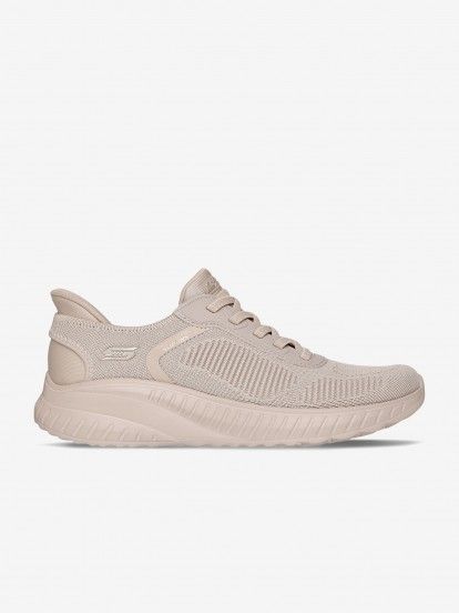 Sapatilhas Skechers Slip-ins Bobs Sport Squad Chaos Bege