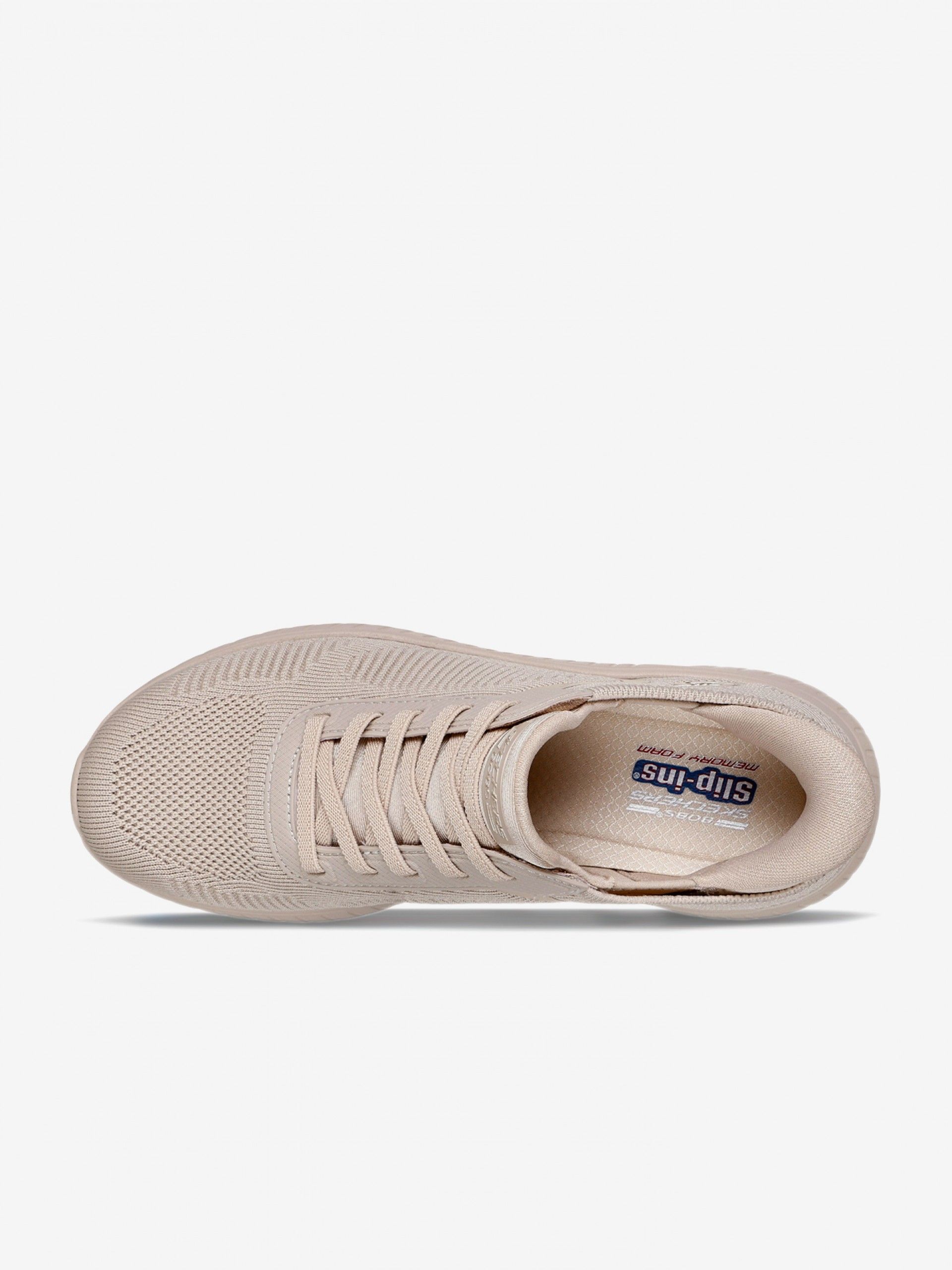 Sapatilhas Skechers Slip-ins Bobs Sport Squad Chaos Bege