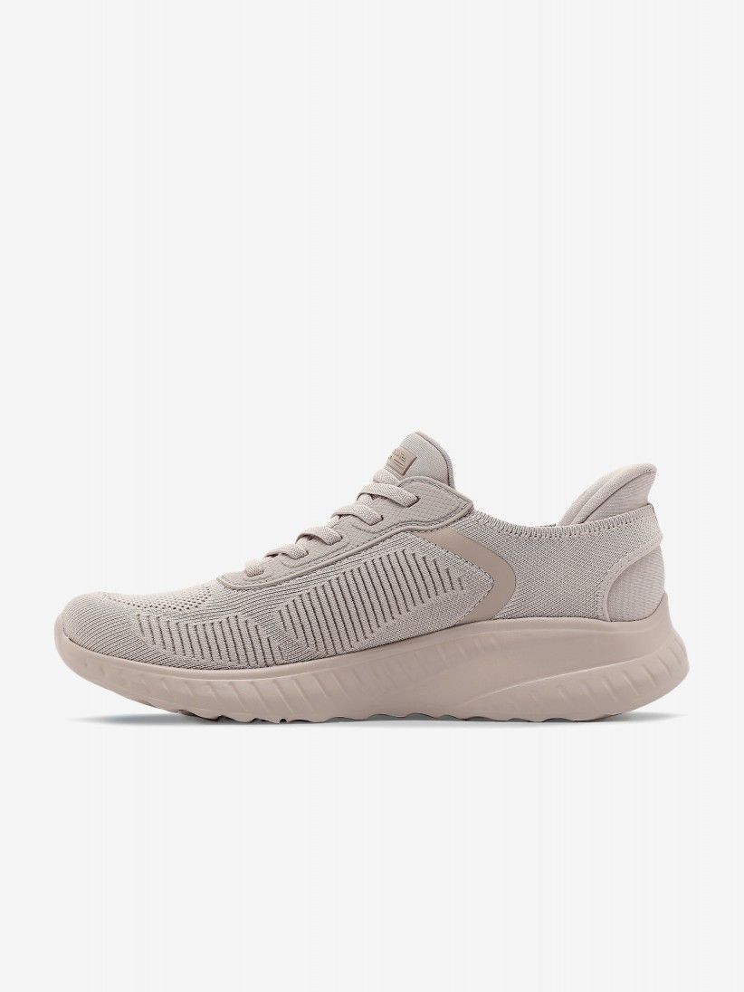 Sapatilhas Skechers Slip-ins Bobs Sport Squad Chaos Bege