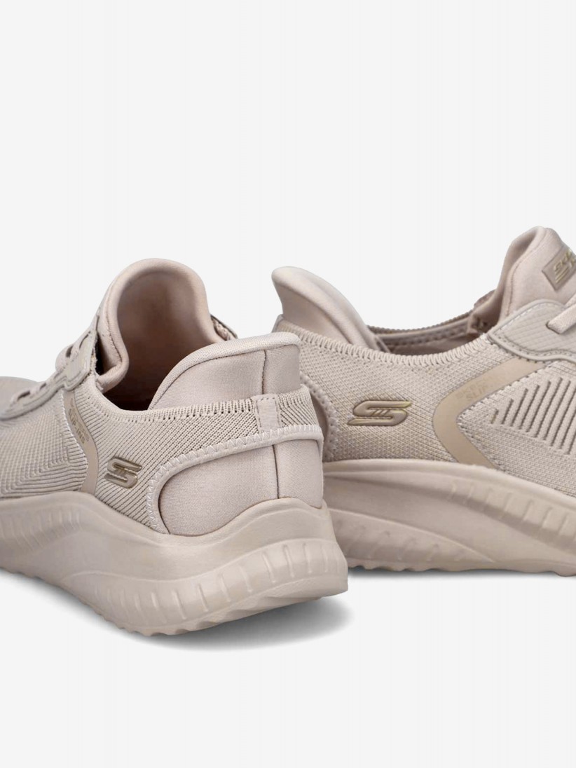 Sapatilhas Skechers Slip-ins Bobs Sport Squad Chaos Bege