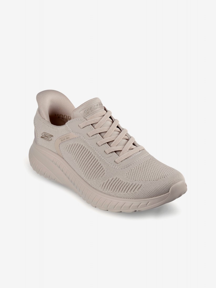 Sapatilhas Skechers Slip-ins Bobs Sport Squad Chaos Bege