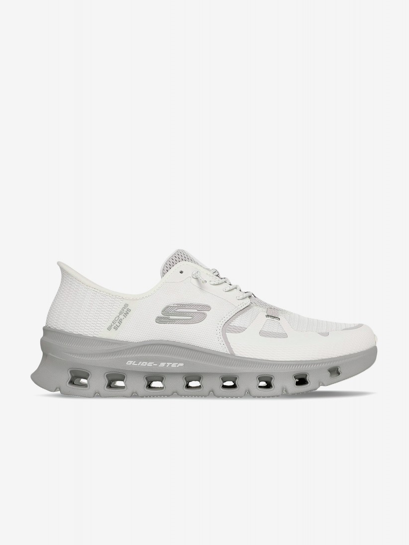 Sapatilhas Skechers Slip-ins Glide-Step Pro Bege e Cinzentas