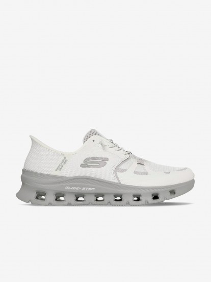 Sapatilhas Skechers Slip-ins Glide-Step Pro Bege e Cinzentas