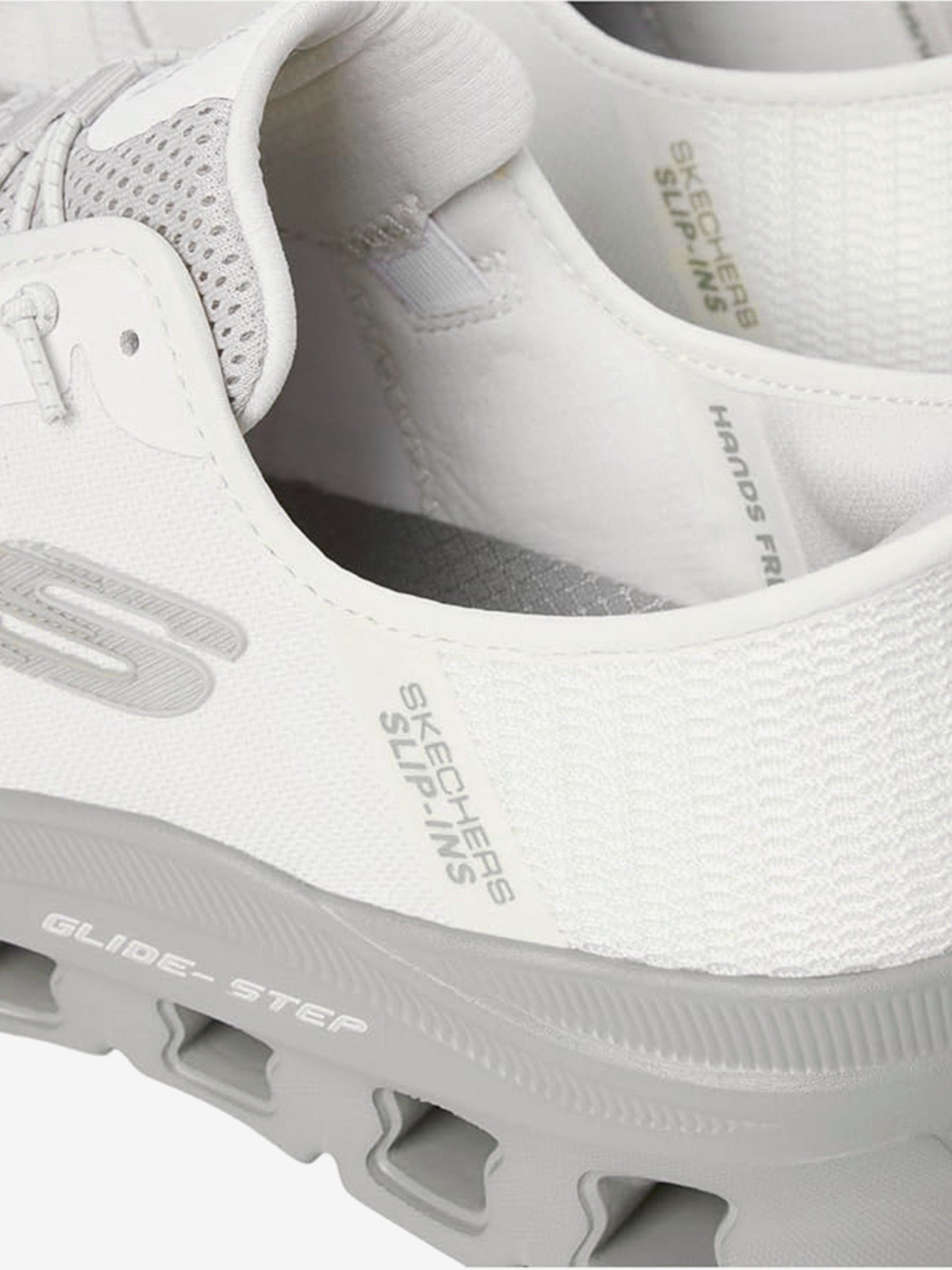 Sapatilhas Skechers Slip-ins Glide-Step Pro Bege e Cinzentas