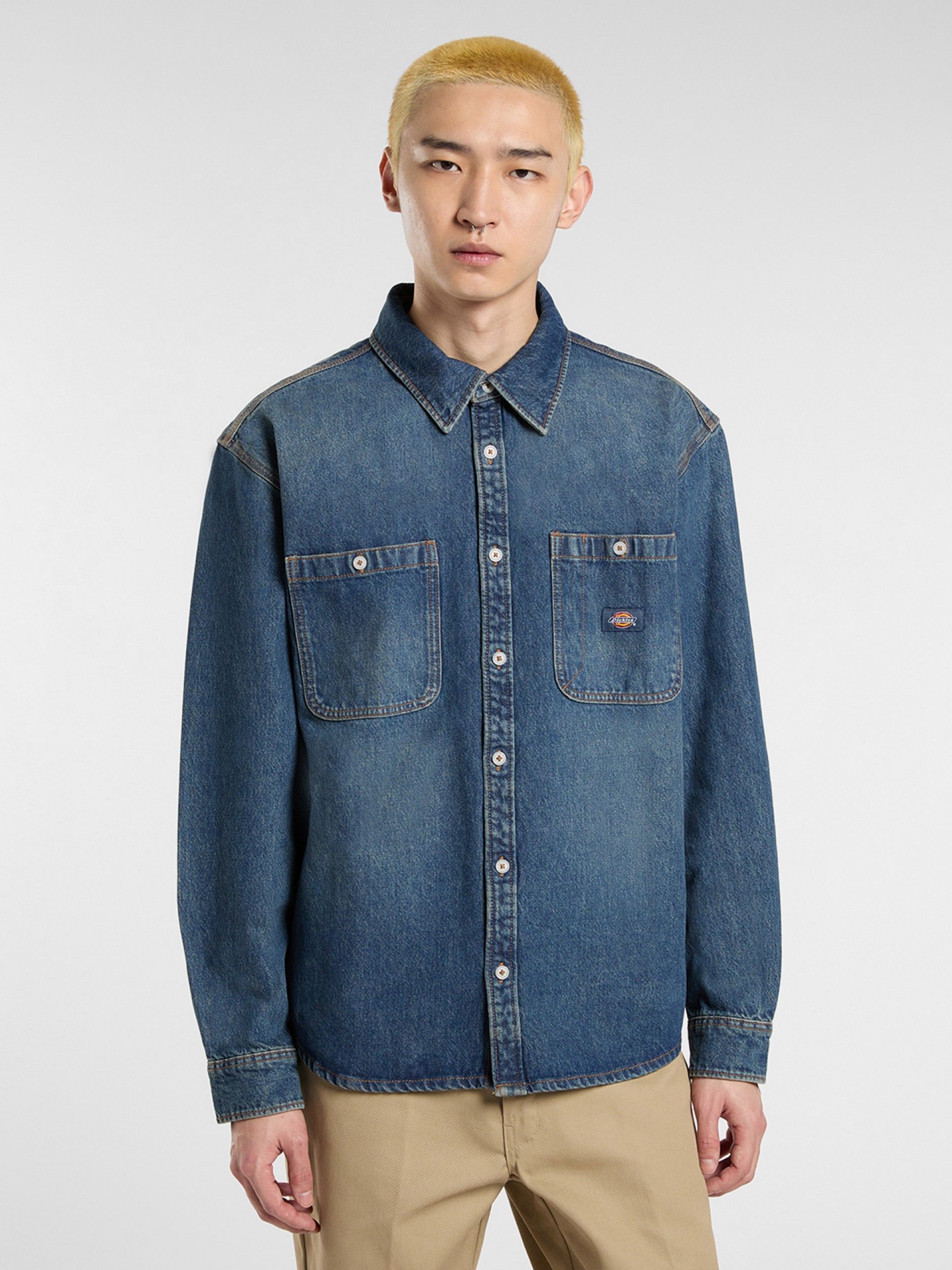 Dickies Mechanic Blue Denim Shirt