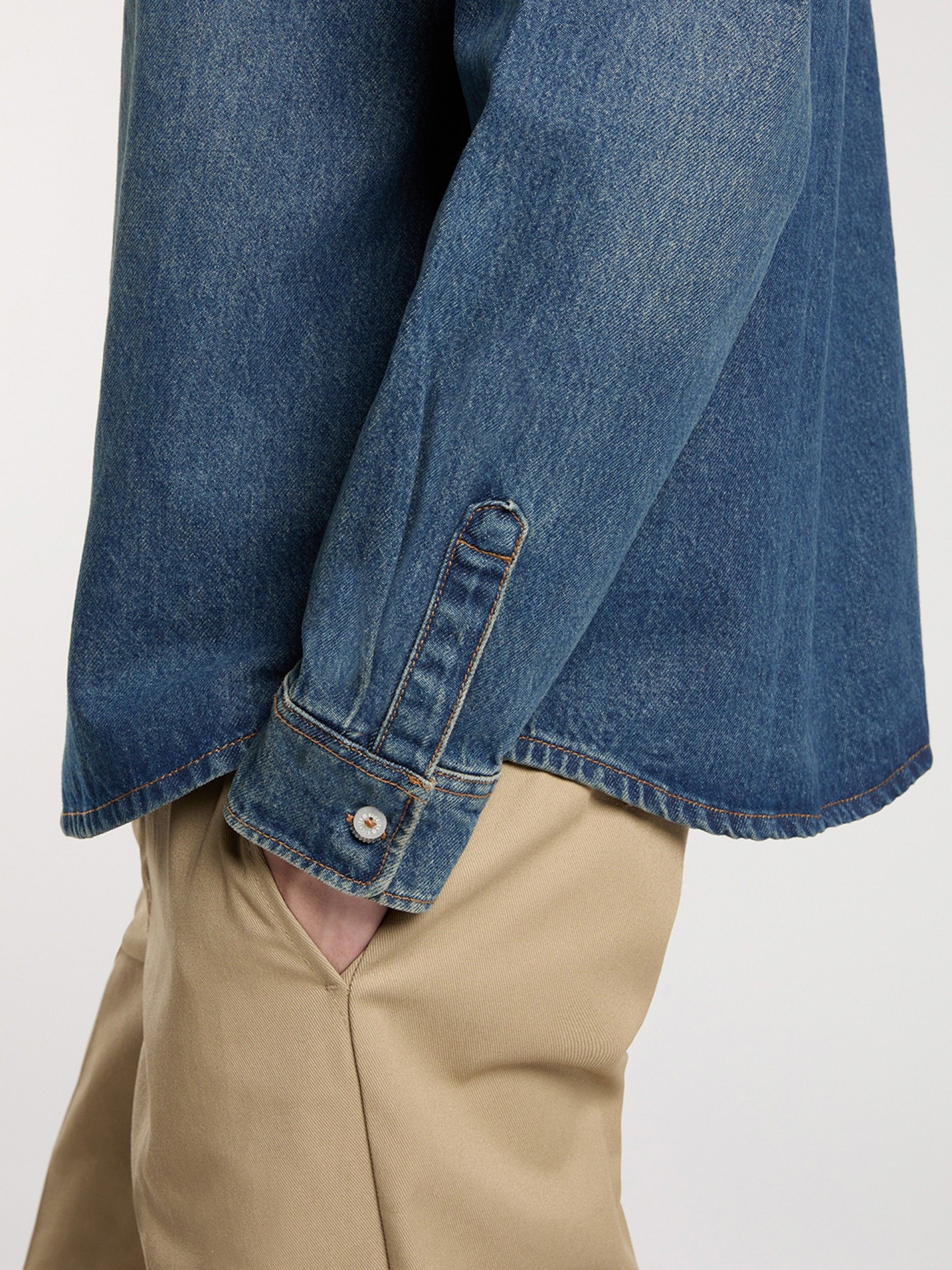 Camisa Vaquera Dickies Mechanic Azul