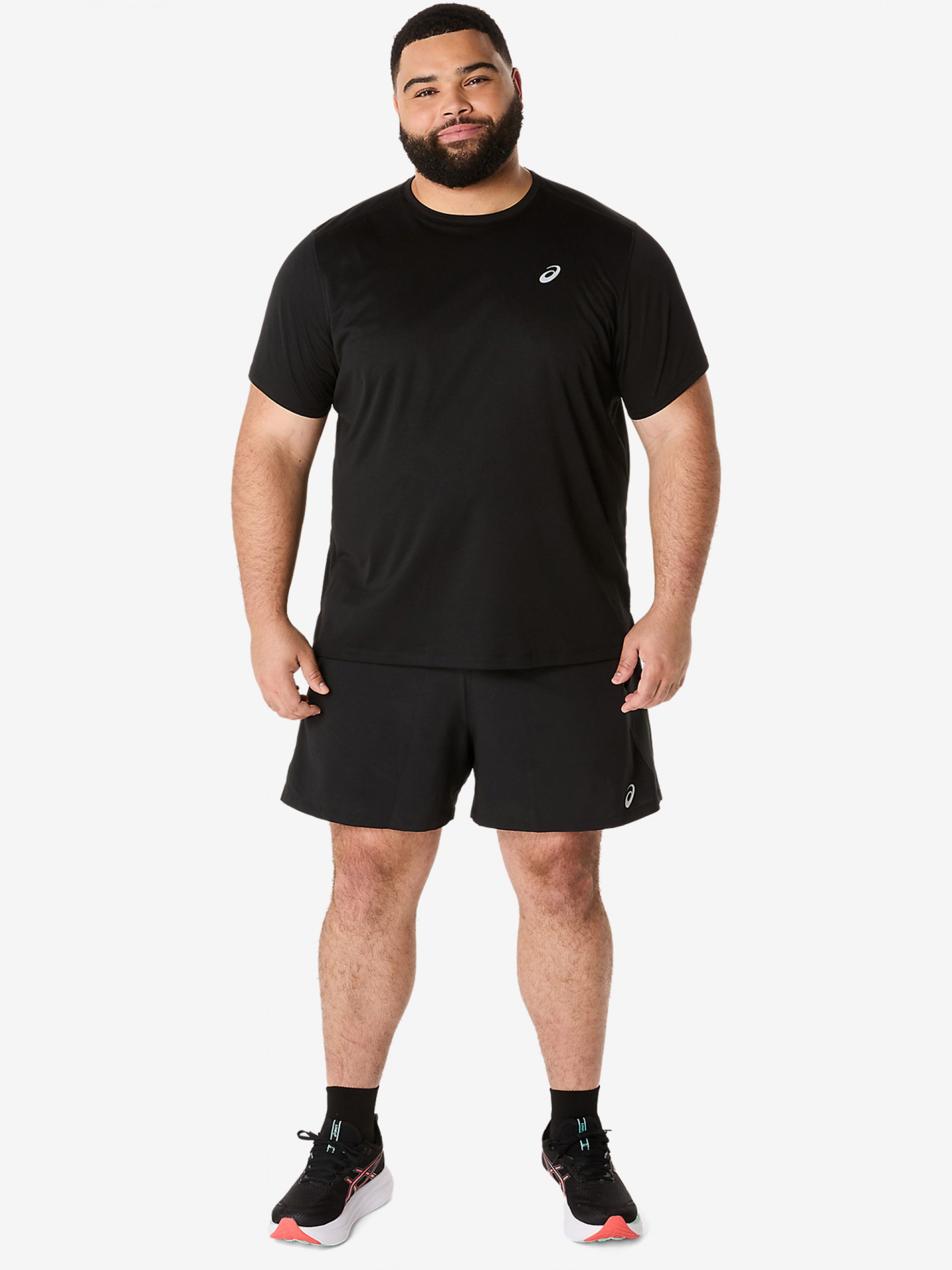 Pantalones Cortos de Running Asics Road 13cm Negros