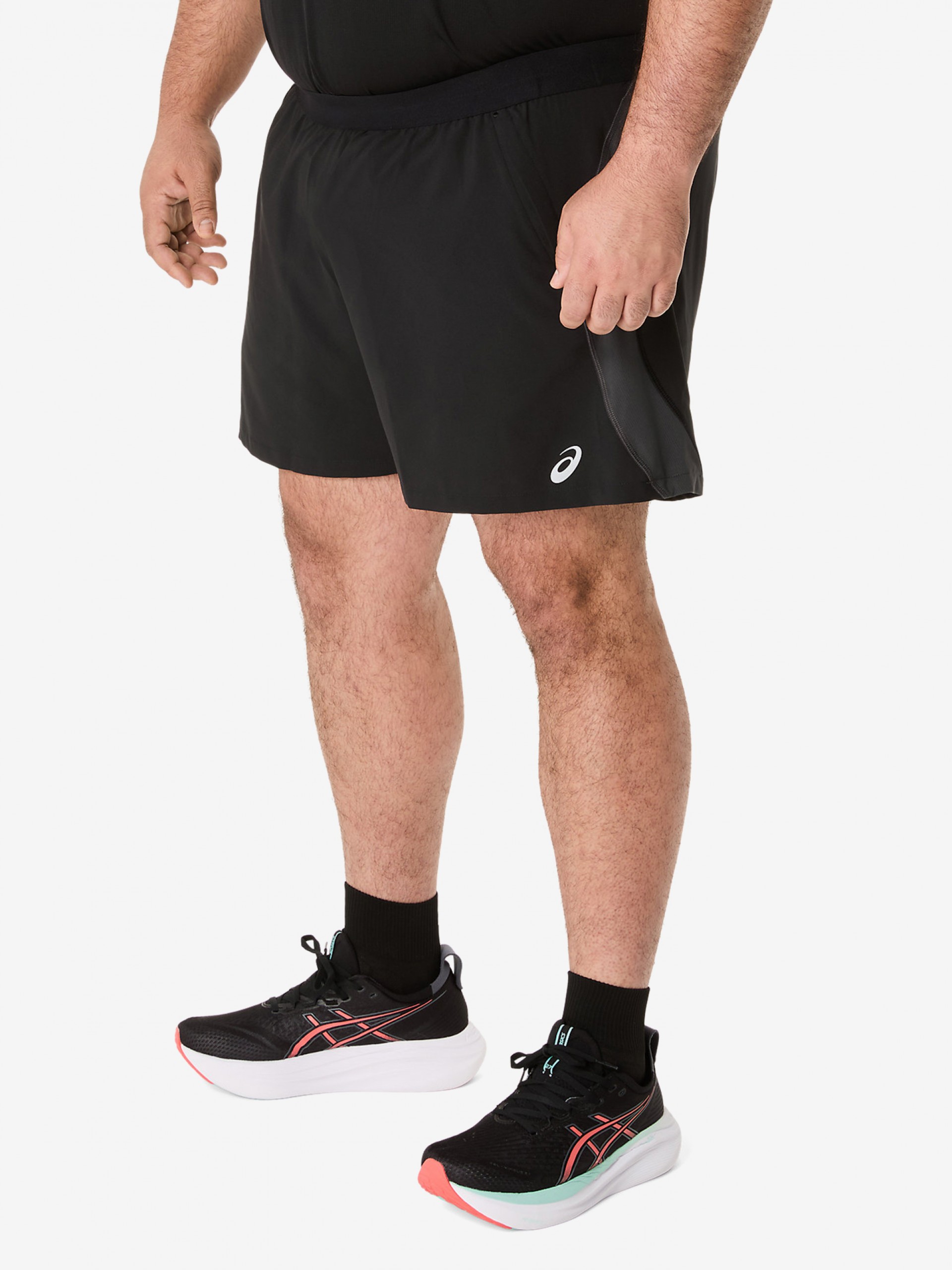 Asics Road 13cm Black Running Shorts