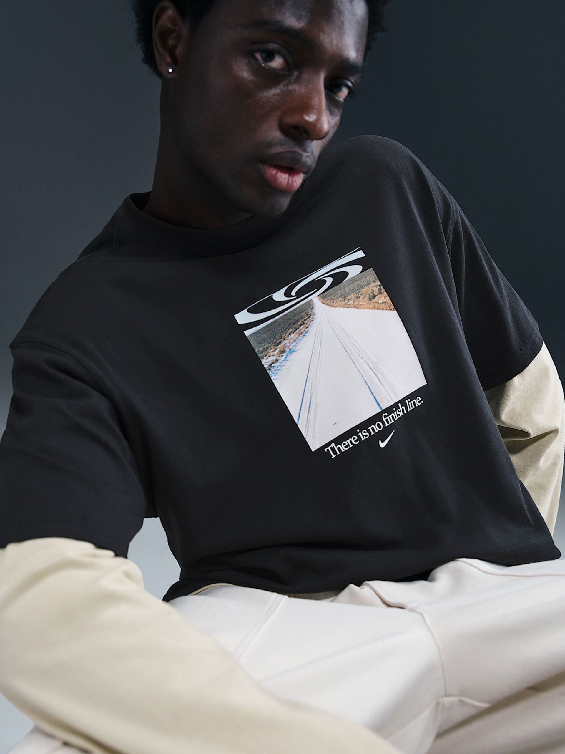 Nike Sportswear Max90 Black T-shirt For Men