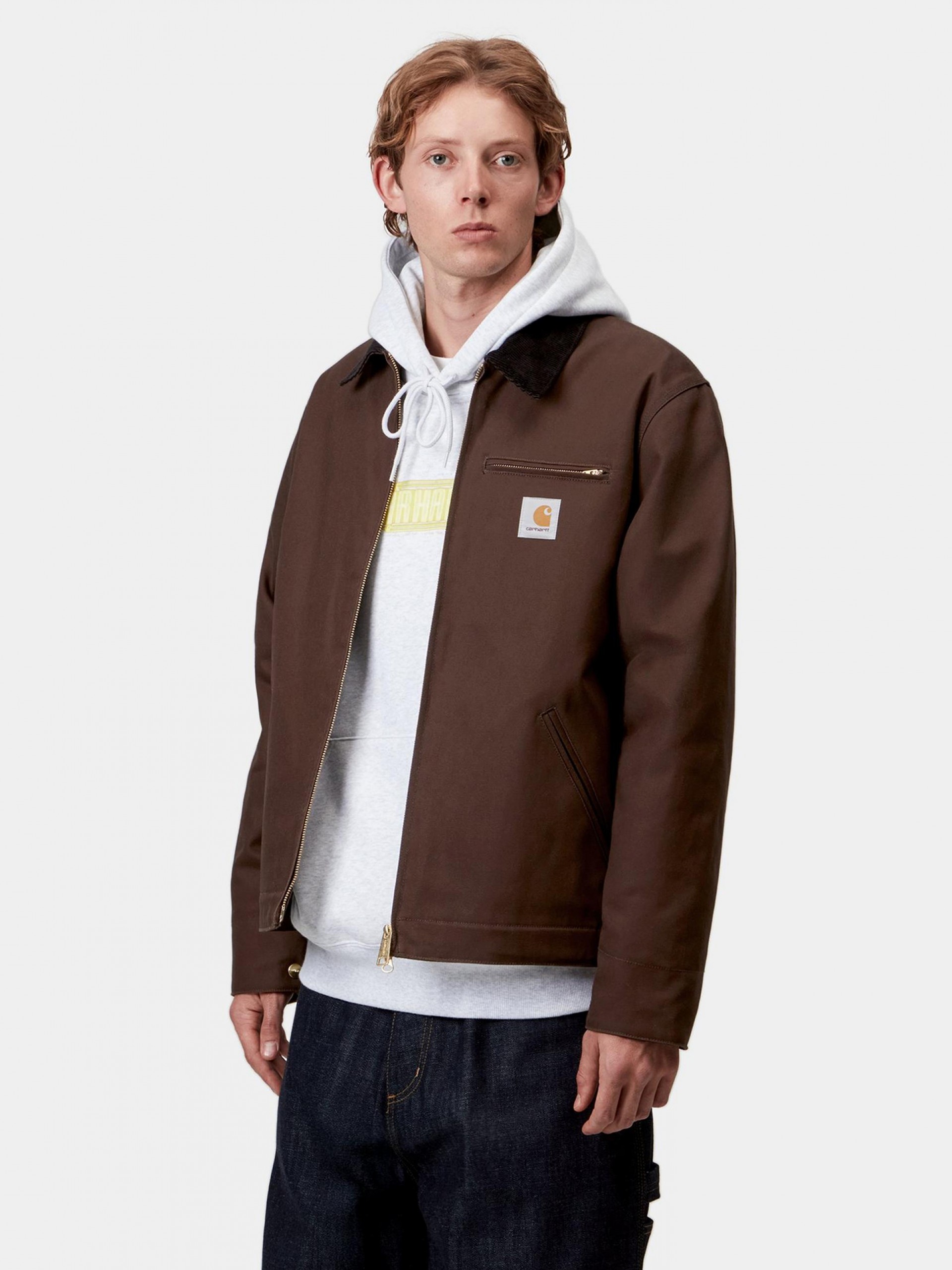 Casaco Carhartt WIP Detroit Castanho