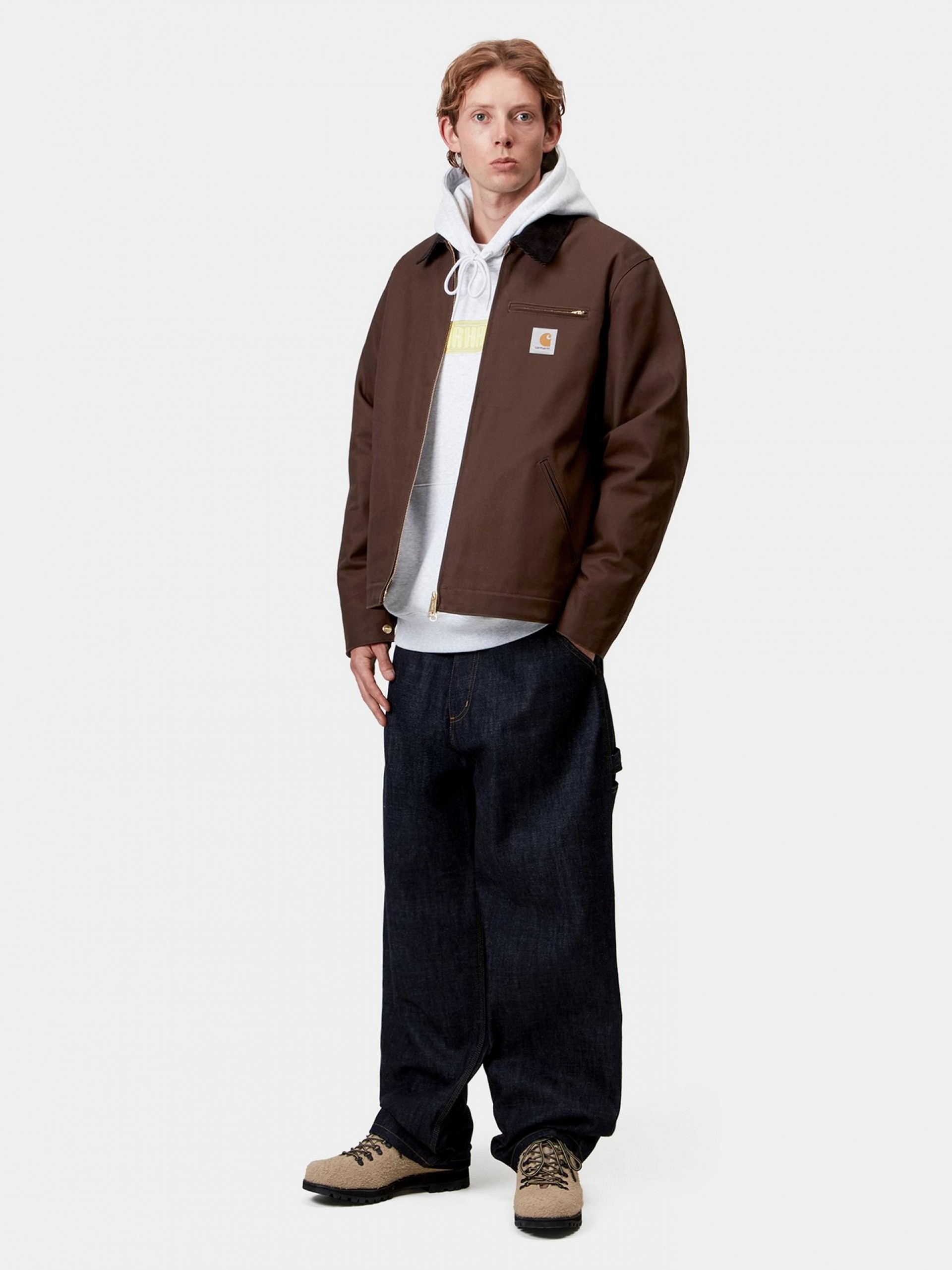 Casaco Carhartt WIP Detroit Castanho