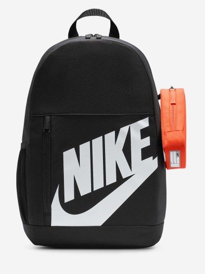 Mochila Nike Elemental 20L Criana Preta e Branca