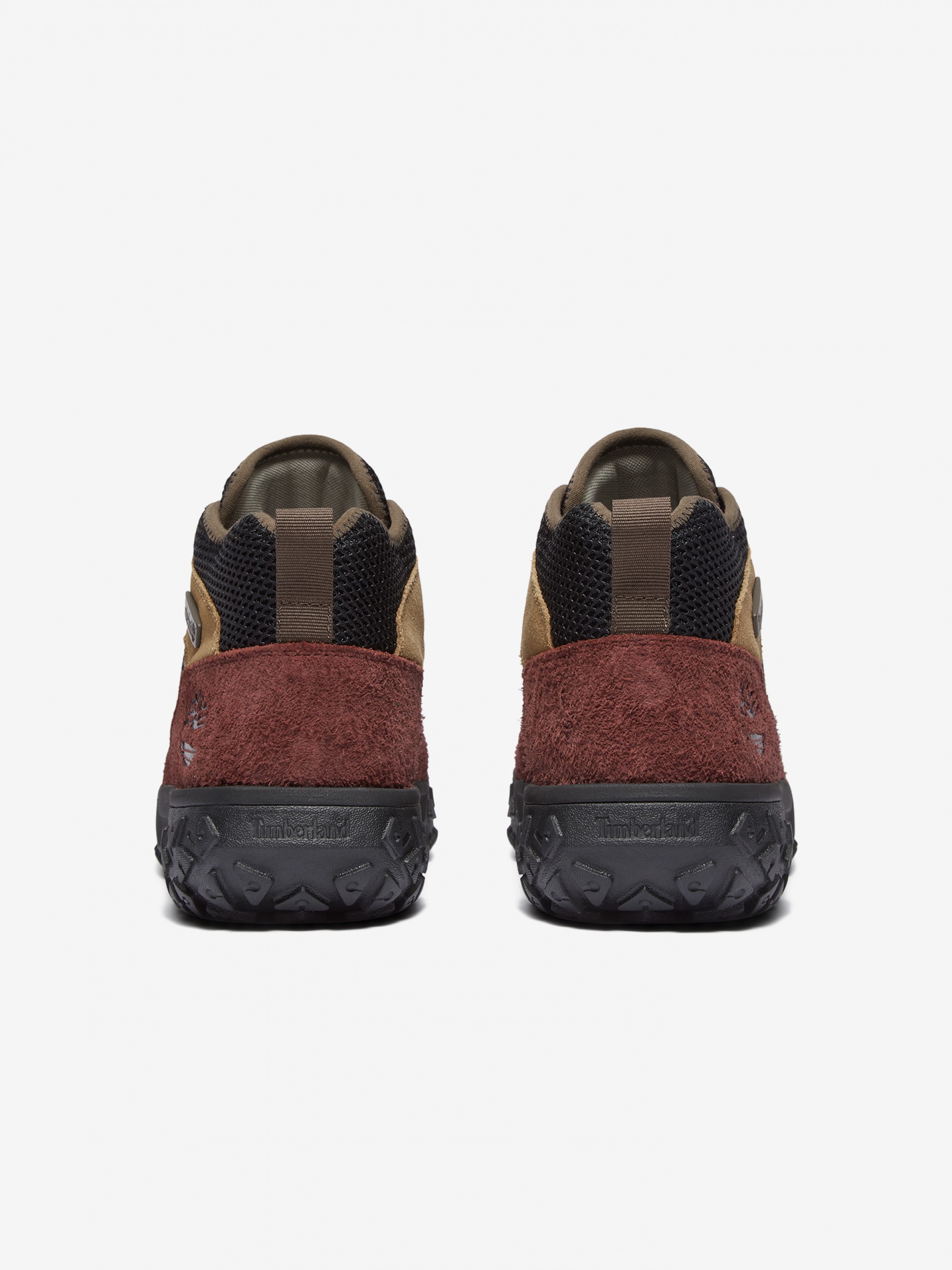 Timberland GreenStride Motion 6 Mid Black and Burgundy Sneakers