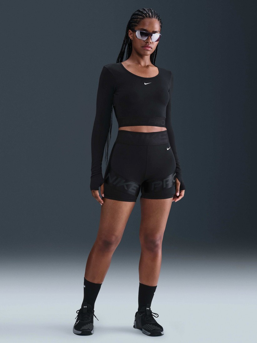 Nike Pro Sculpt Dri-FIT High Rise 13cm Black Biker Shorts For Women