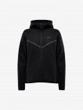 Chaqueta con Capucha Nike Sportswear Tech Fleece Windrunner Negra Para Mujer