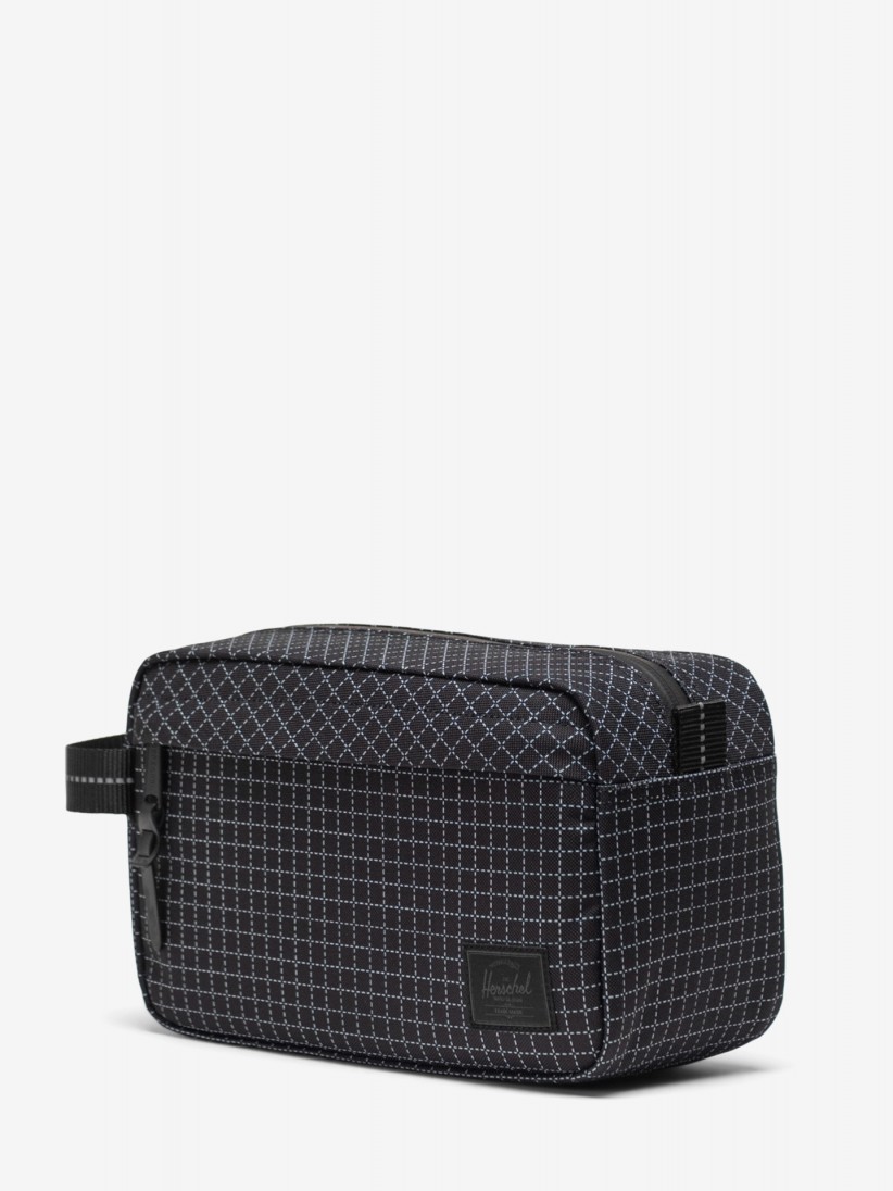 Necessaire Herschel Chapter Travel Kit Negro y Blanco