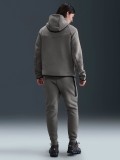 Nike Tech Fleece Windrunner Grey and Black Hooded Jacket For Men