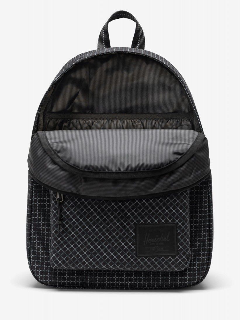 Mochila Herschel Classic 26L Preta e Branca