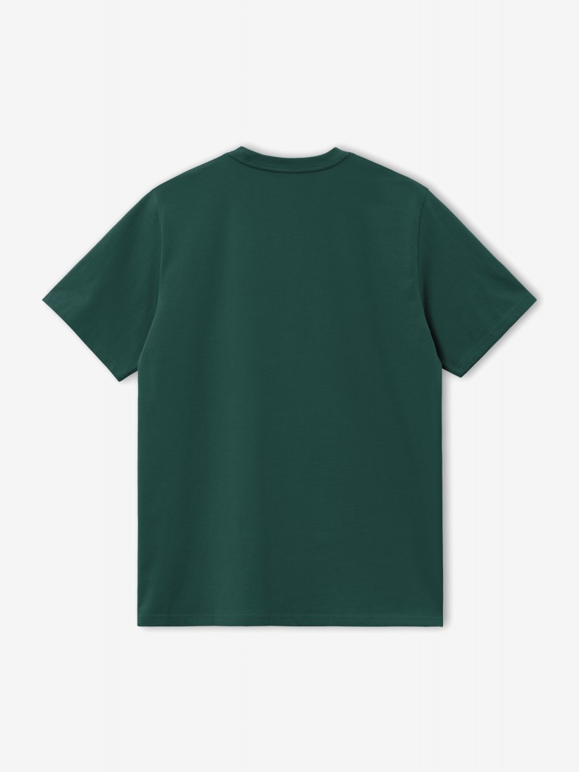 Camiseta Carhartt WIP American Script Verde