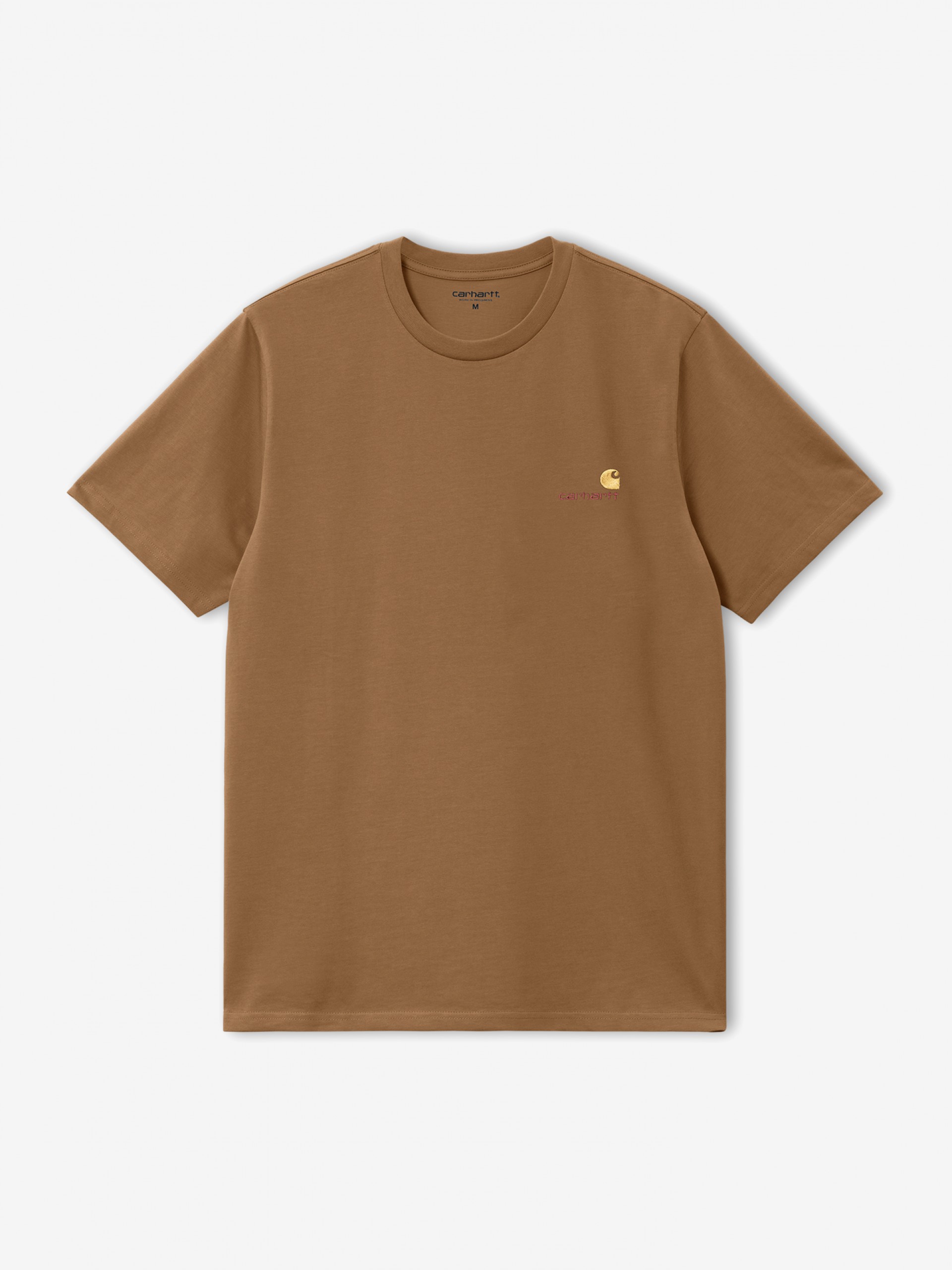 T-shirt Carhartt WIP American Script Camel