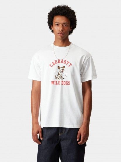 Camiseta Carhartt WIP Wild Dog Blanca
