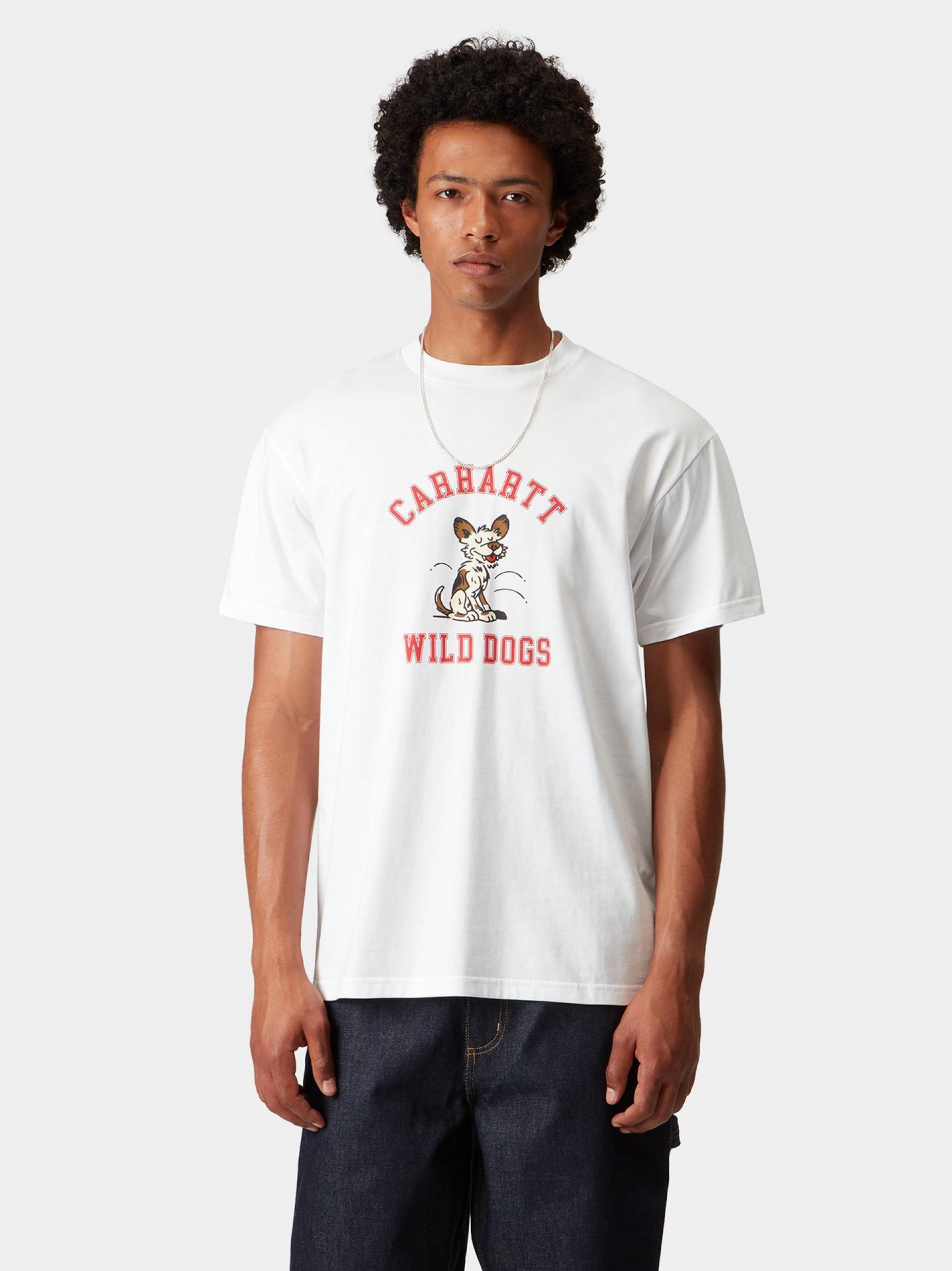 T-shirt Carhartt WIP Wild Dog Branca