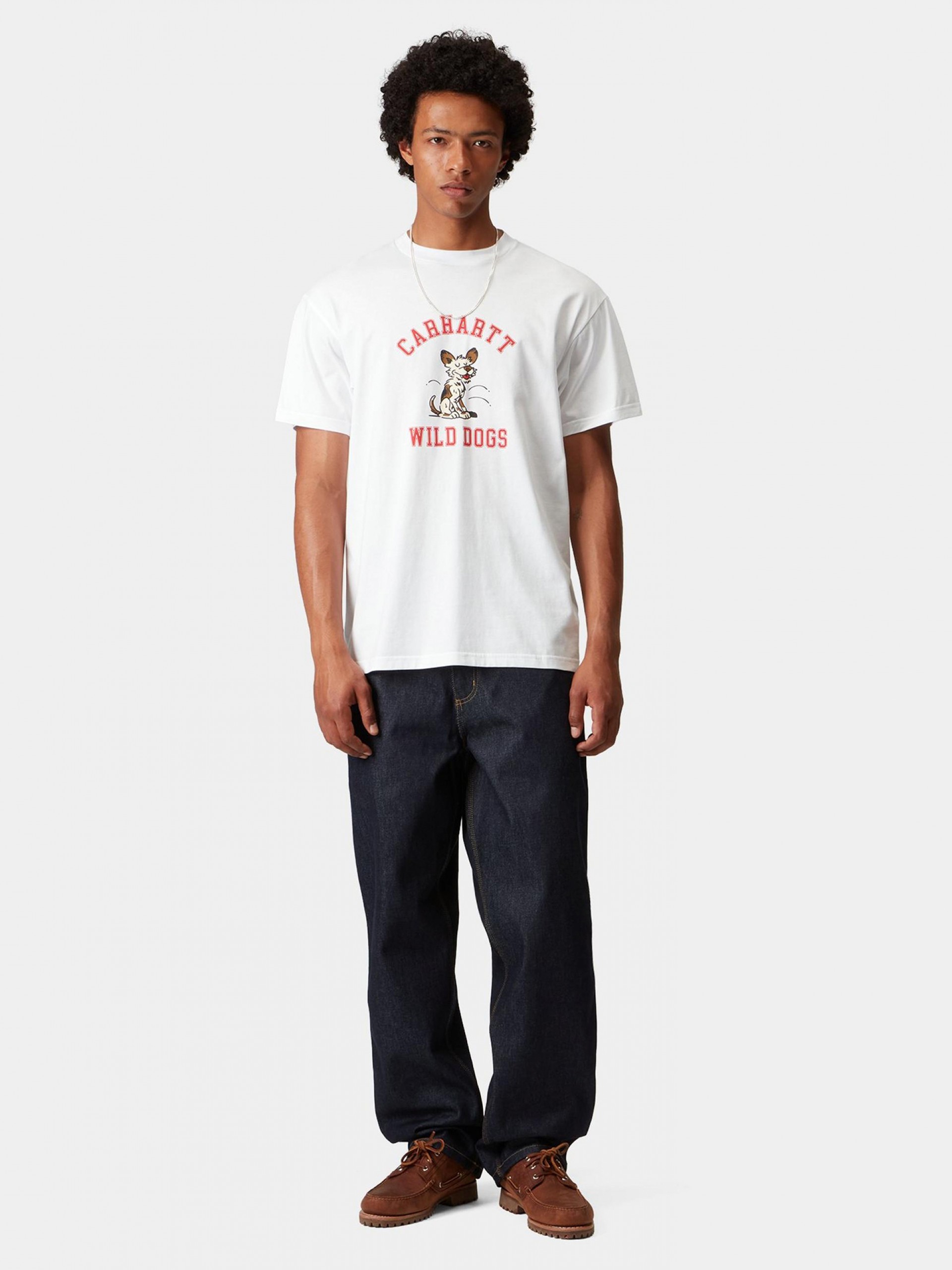 T-shirt Carhartt WIP Wild Dog Branca