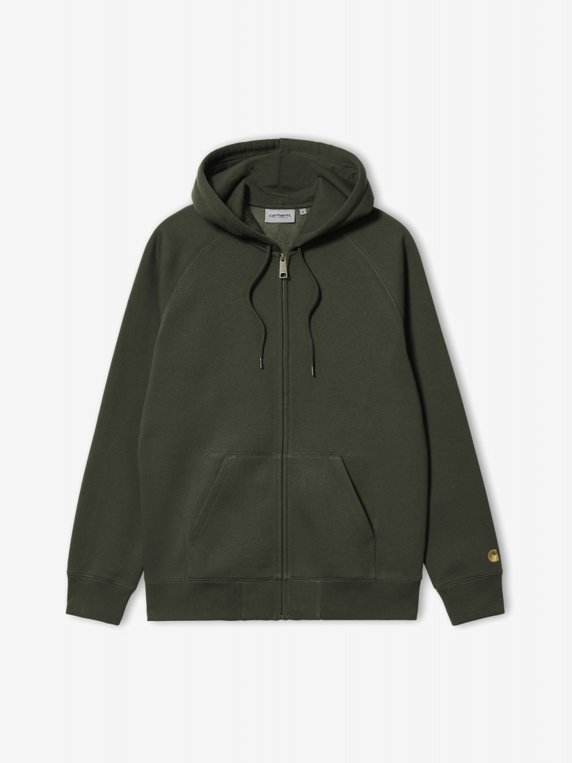 Carhartt WIP Chase Green Hooded Jacket