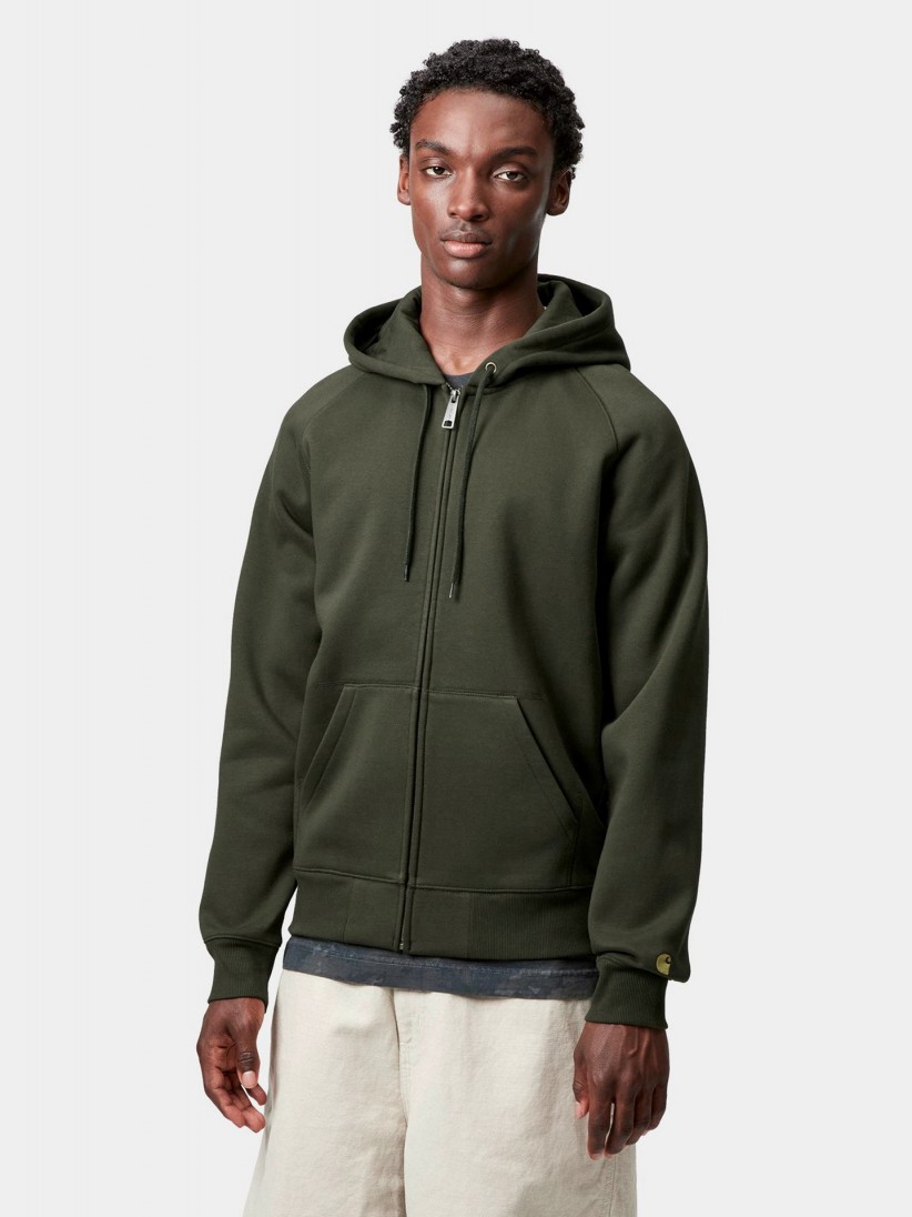 Carhartt WIP Chase Green Hooded Jacket