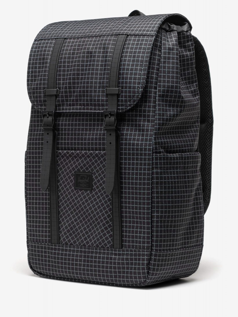 Mochila Herschel Retreat 23L Preta e Branca