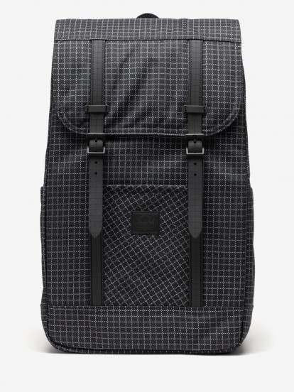 Mochila Herschel Retreat 23L Preta e Branca