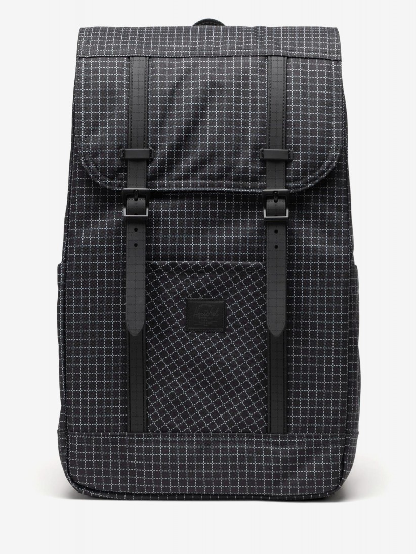 Mochila Herschel Retreat 23L Preta e Branca