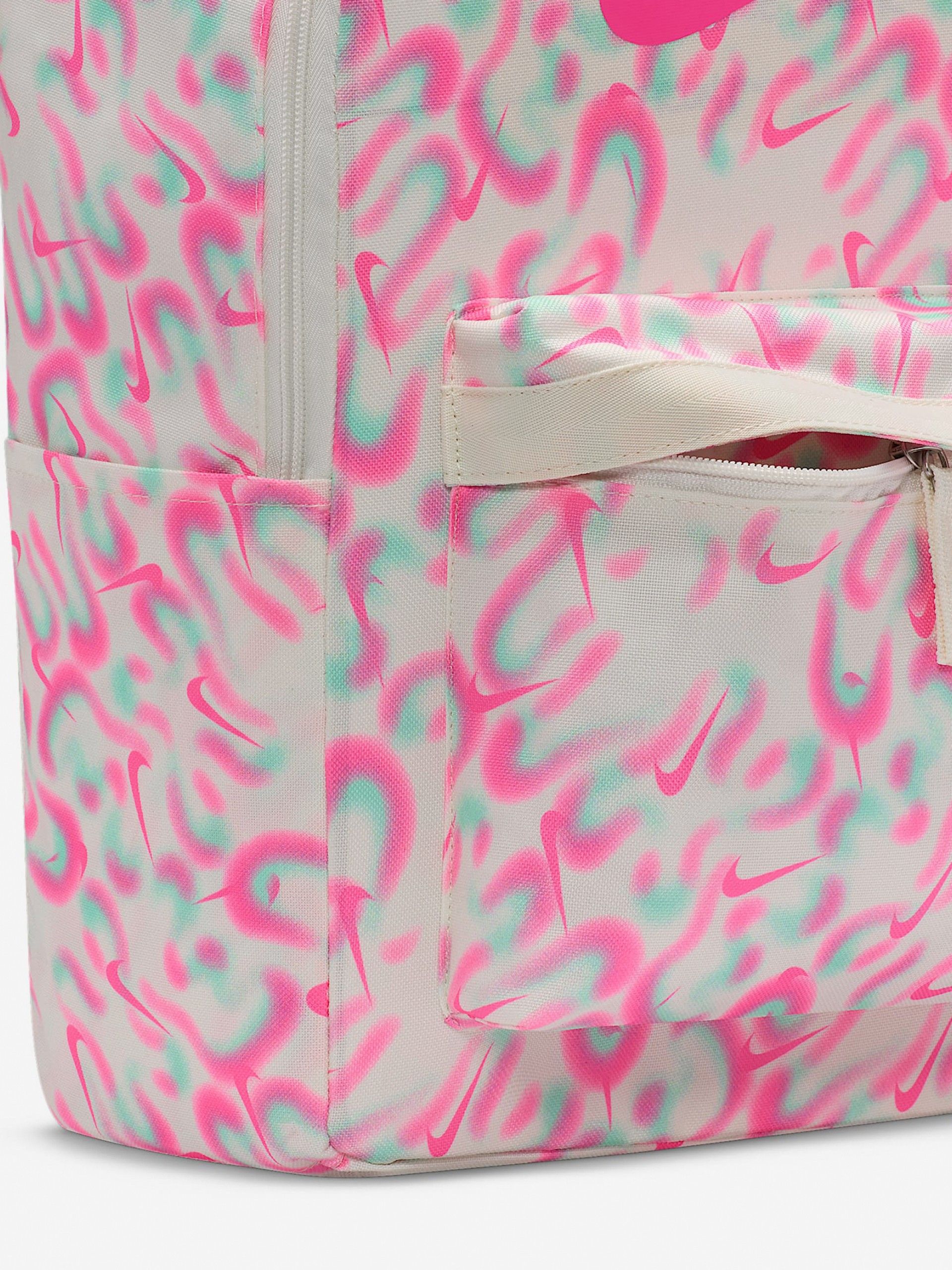 Mochila Nike Heritage 25L Rosa y Beige