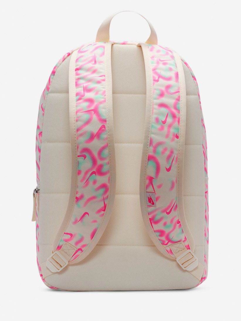 Mochila Nike Heritage 25L Rosa y Beige