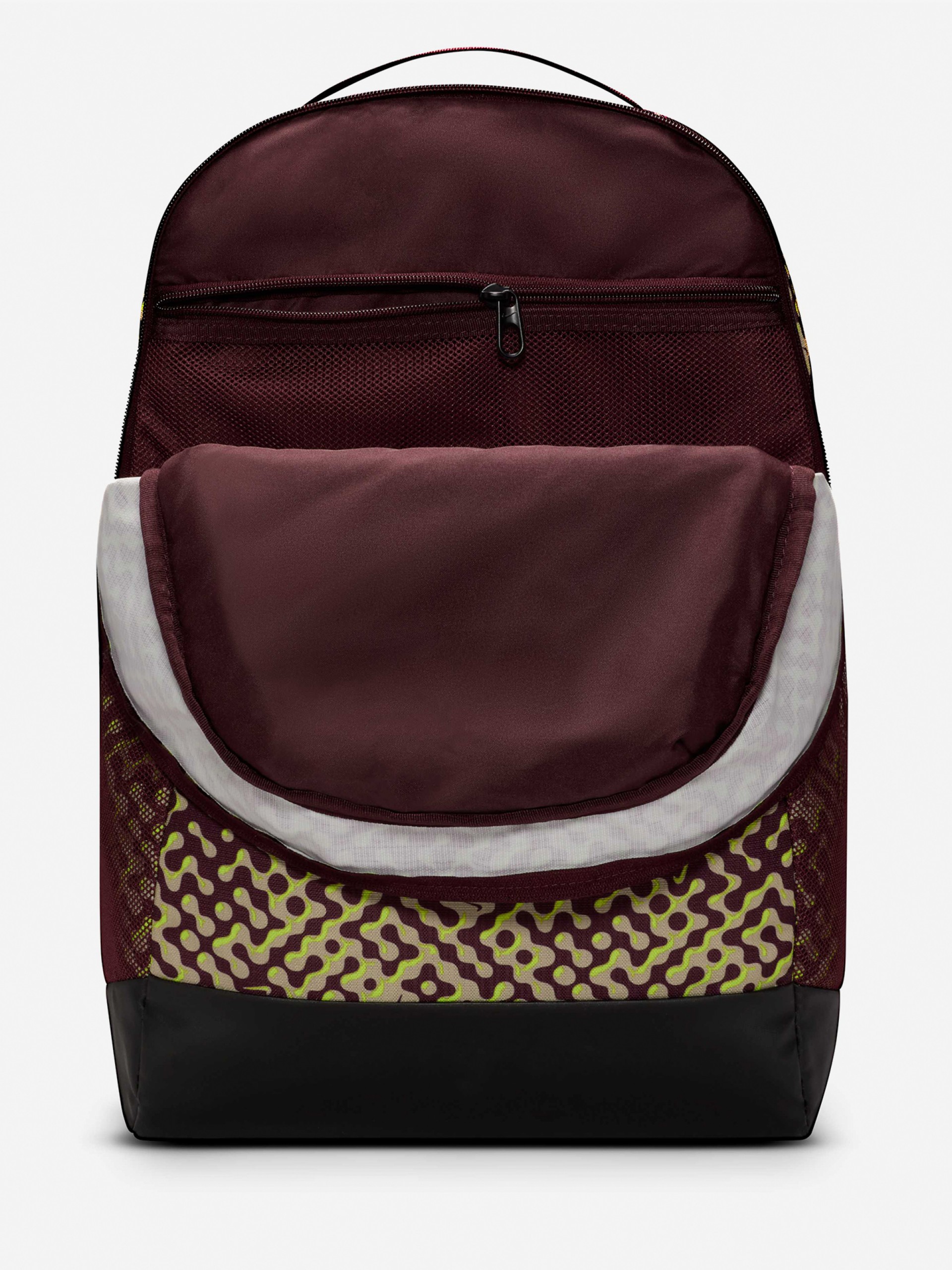 Mochila Nike Brasilia 9.5 24L Castanha e Verde