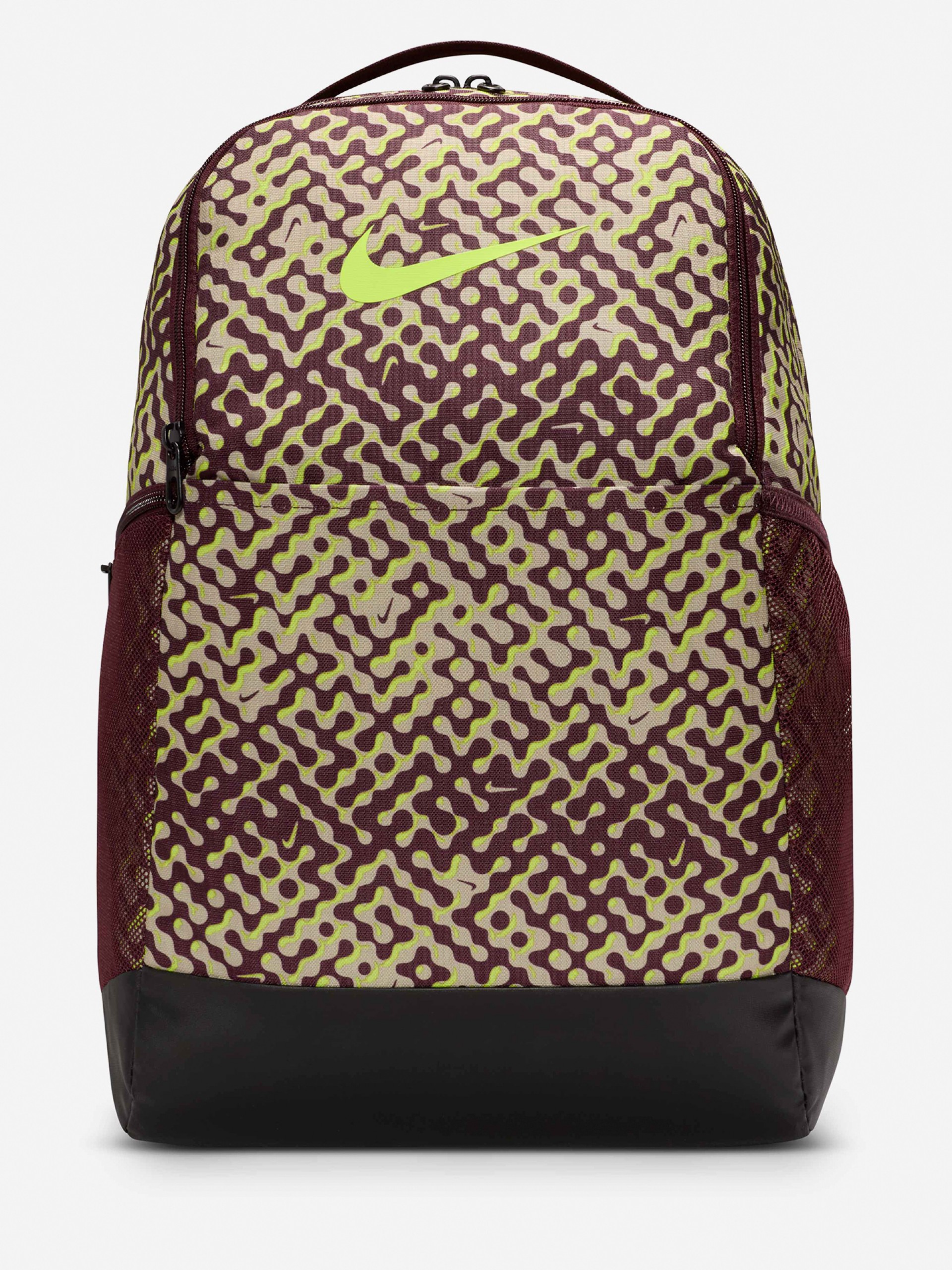 Mochila Nike Brasilia 9.5 24L Castanha e Verde
