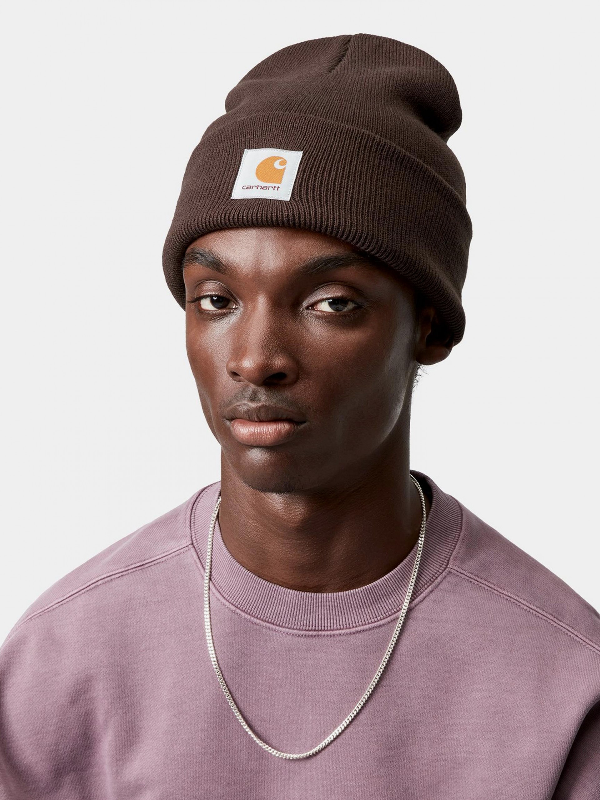 Gorro Carhartt WIP Acrylic Watch Marrón