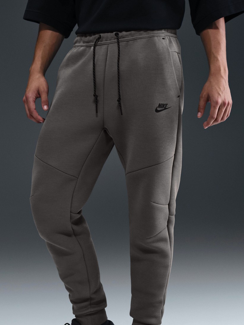Calas Nike Tech Fleece Slim Fit Cinzentas Para Homem
