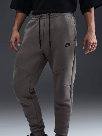 Calas Nike Tech Fleece Slim Fit Cinzentas Para Homem