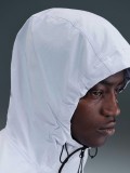 Nike Tech Woven Blue Hooded Windbreaker Jacket For Men