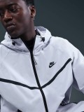 Nike Tech Woven Blue Hooded Windbreaker Jacket For Men