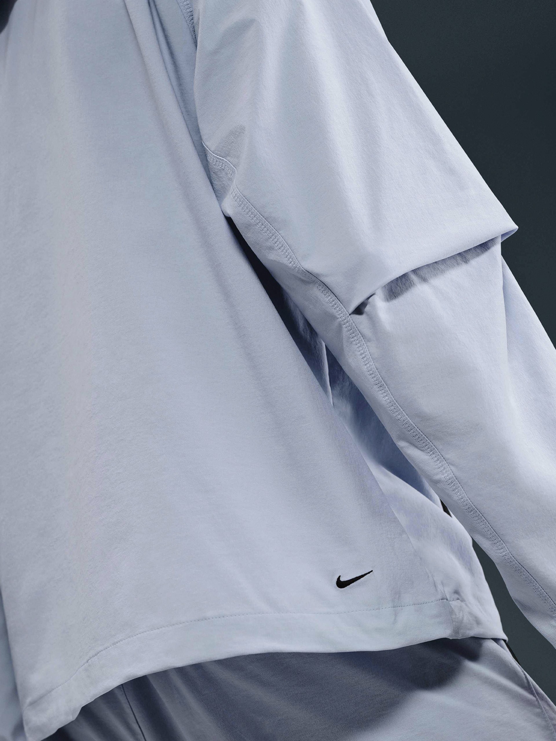 Chaqueta Cortavientos con Capucha Nike Tech Woven Azul Para Hombre