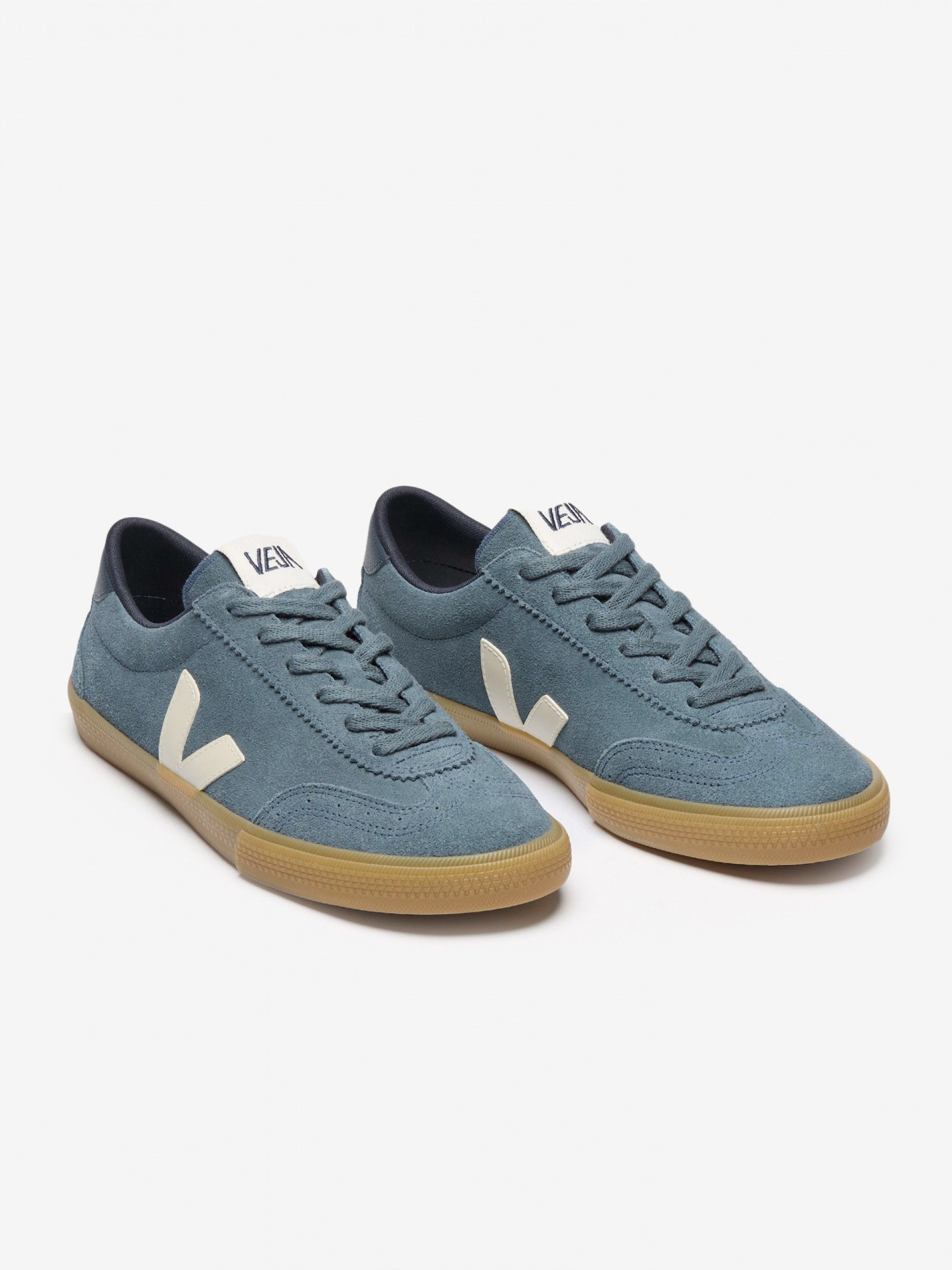 Zapatillas VEJA Volley Azules De Gamuza