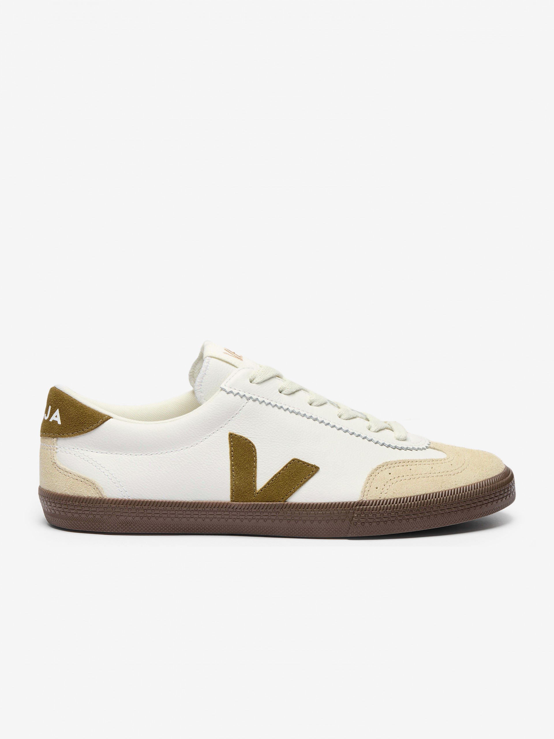 Zapatillas VEJA Volley Blancas y Camel