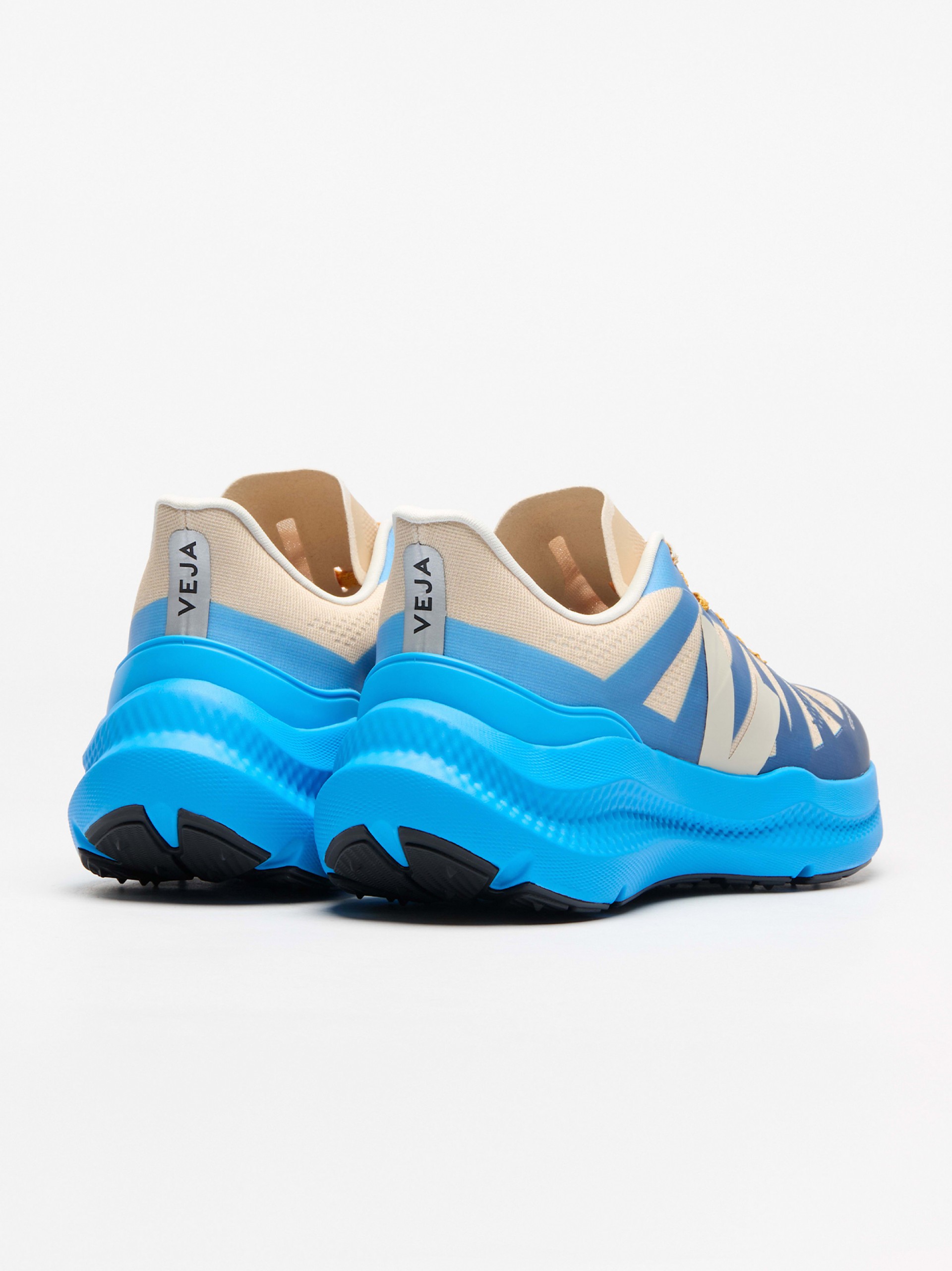 VEJA Condor 3 Advanced Blue and Beige Running Trainers