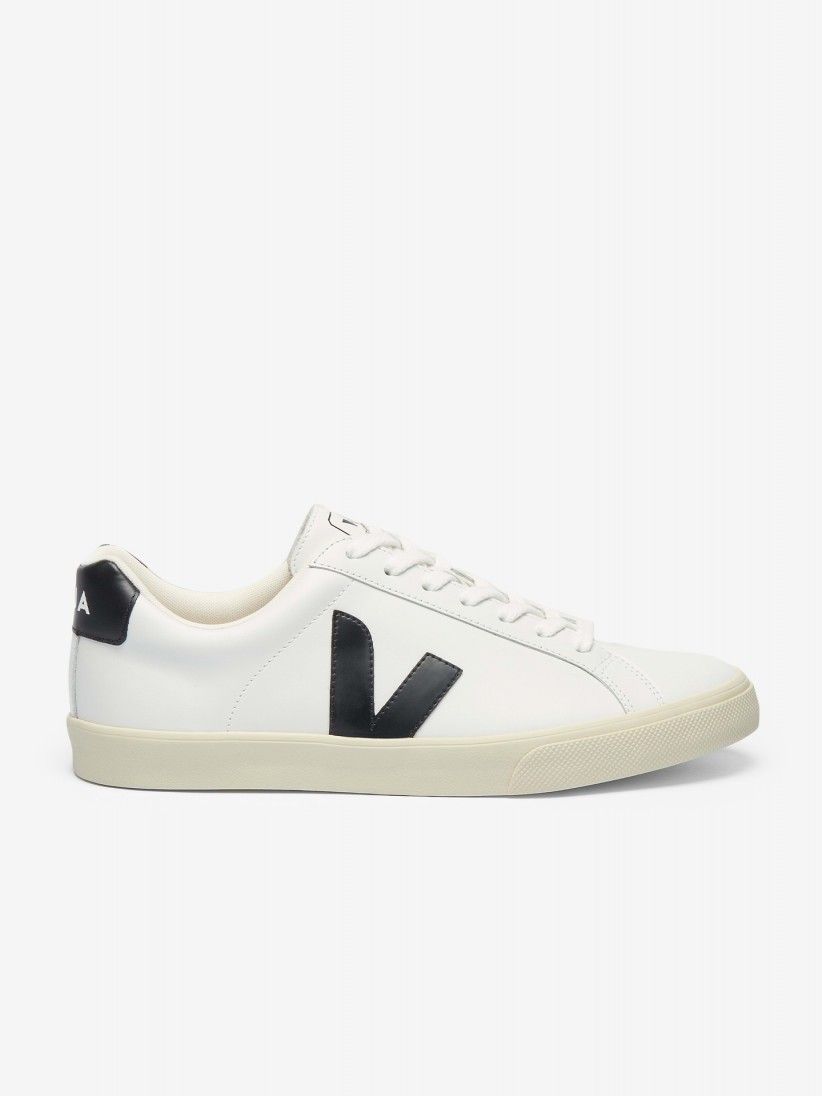 Sapatilhas VEJA Esplar Leather Brancas e Pretas