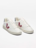 Zapatillas VEJA V-12 Leather Blancas y Rojas