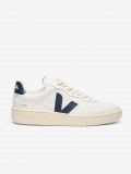 Sapatilhas VEJA V-90 Leather Brancas e Azuis