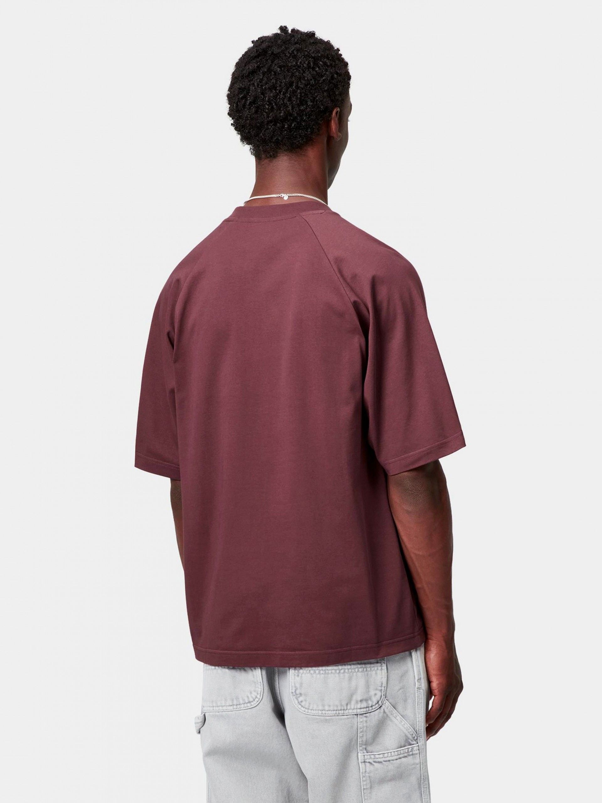 T-shirt Carhartt WIP Ray Bordeaux