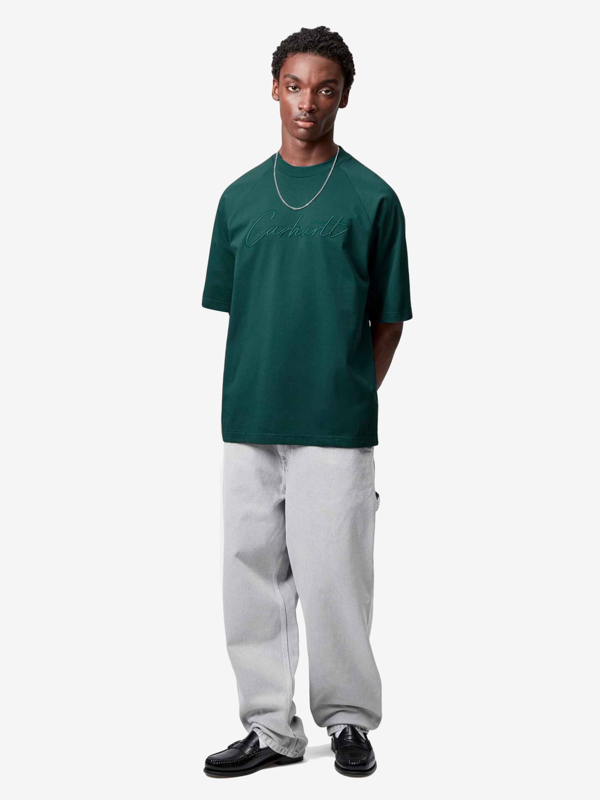 T-shirt Carhartt WIP Ray Verde